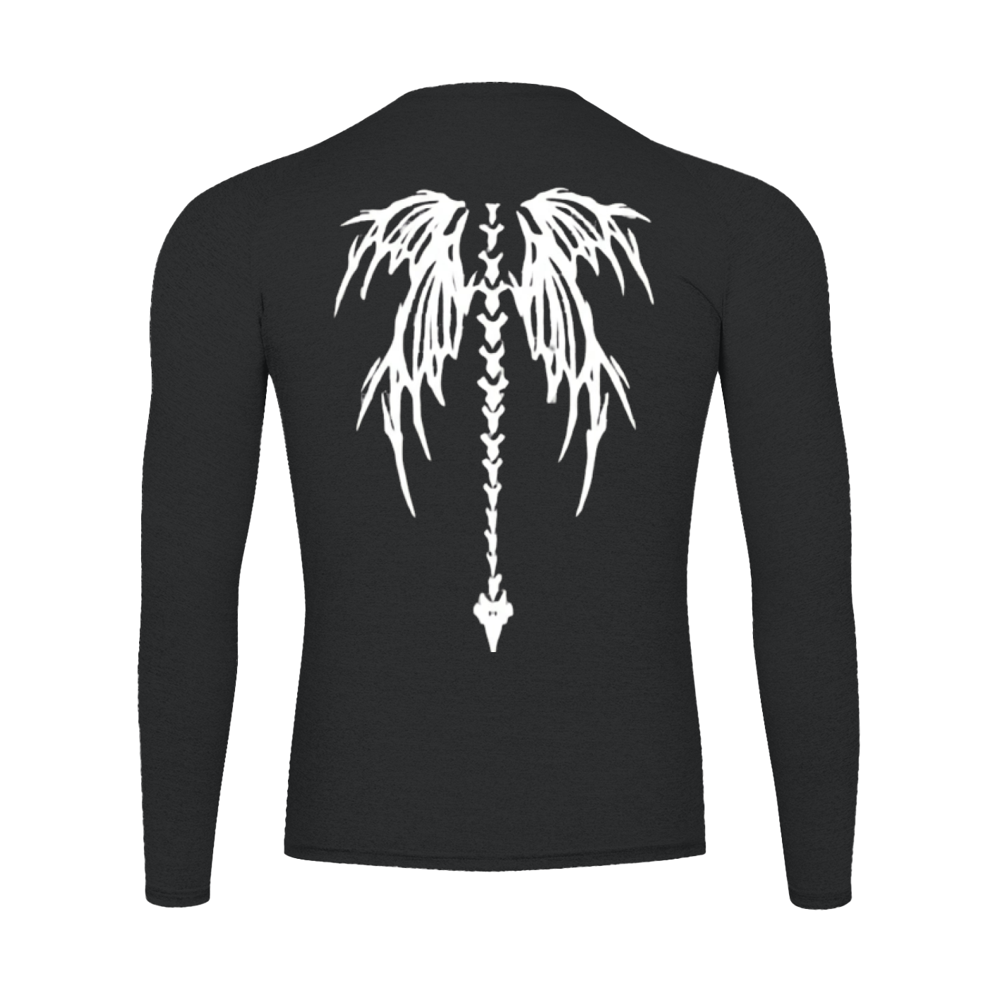 Camiseta de Compresión Mangas Largas Crovern-Black Dragon Edition