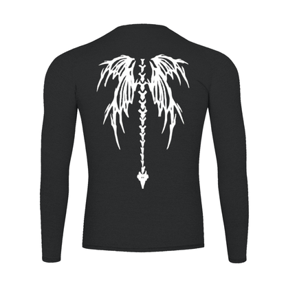 Camiseta de Compresión Mangas Largas Crovern-Black Dragon Edition