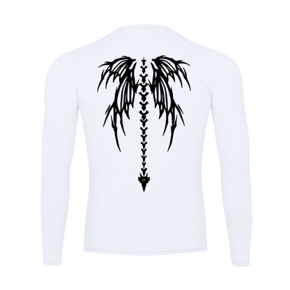 Camiseta de Compresión Mangas Largas Crovern-White Dragon Edition