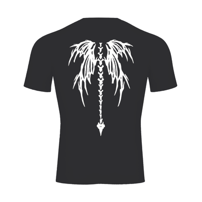 Camiseta de Compresión Mangas Cortas Crovern-Black Dragon Edition